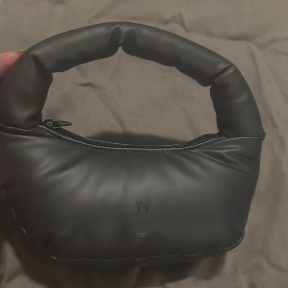 Black Padded Handbag